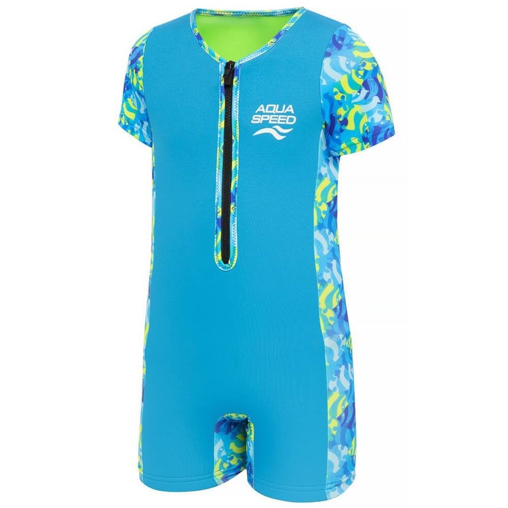 AQUA SPEED Neosplash Blue bērnu peldēšanas tērps