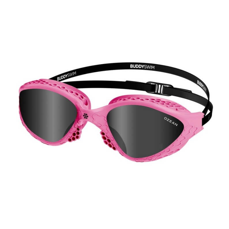 BUDDYSWIM Ozean Pink-Black/Smoke peldbrilles