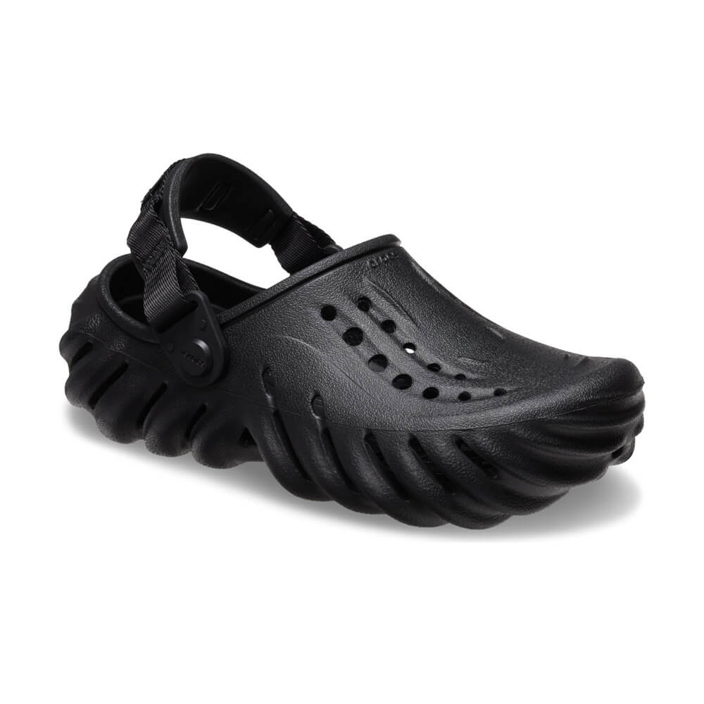 Crocs™ Echo Clog Black bērnu apavi