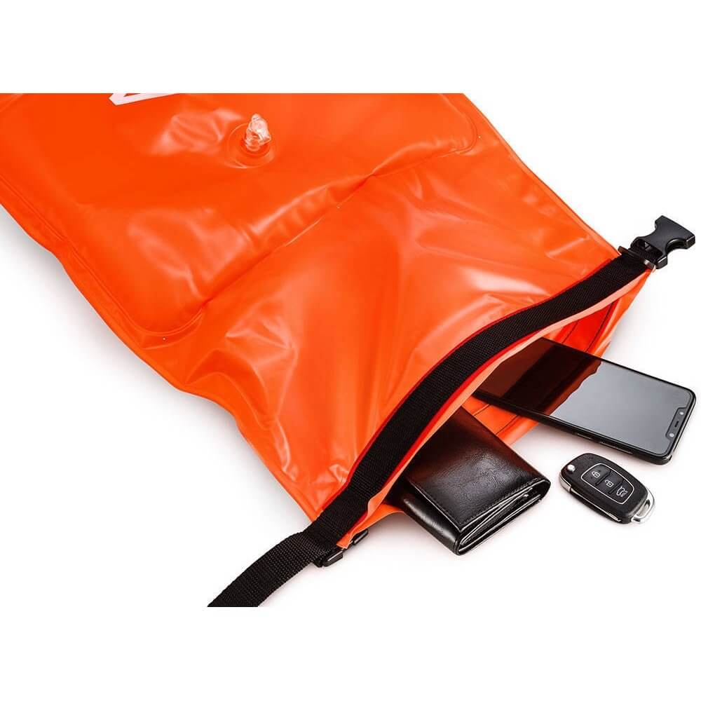 AQUA SPEED Open Water 17L Orange peldēšanas boja