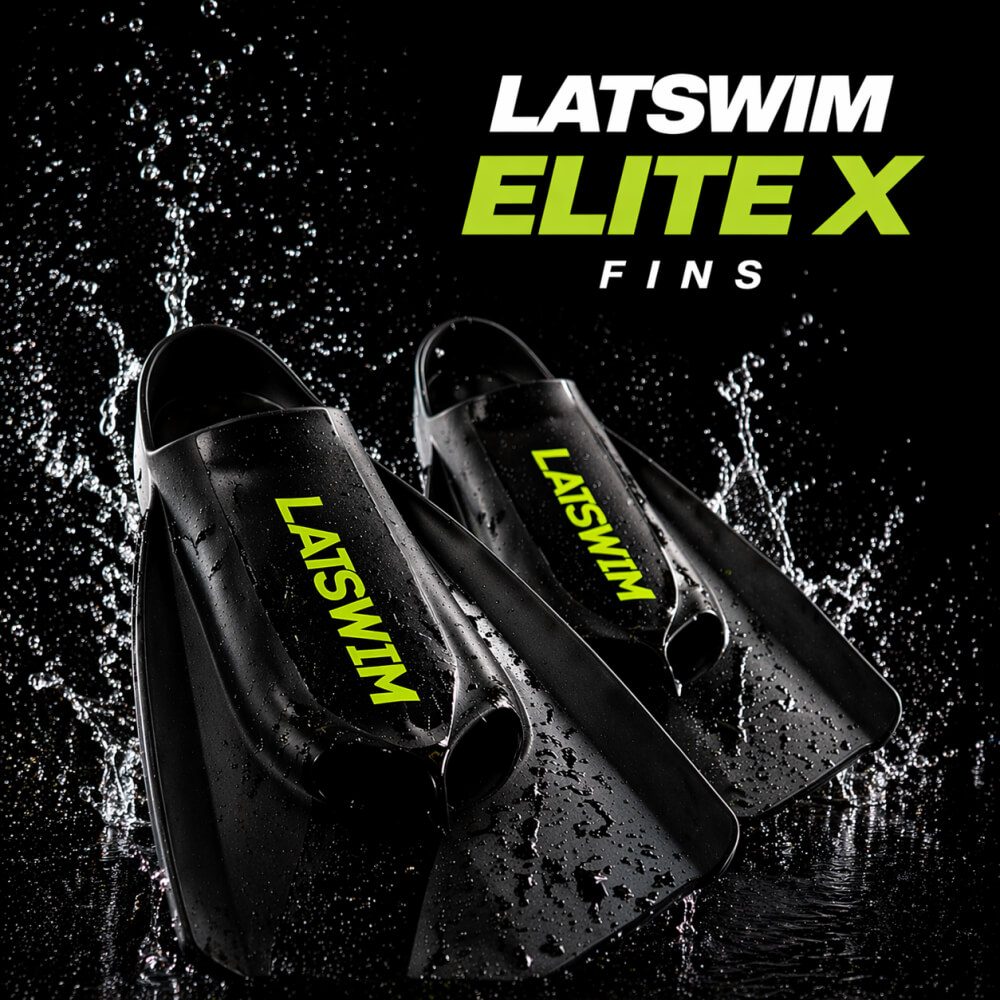 LATSWIM Elite X Fins Black/Pink