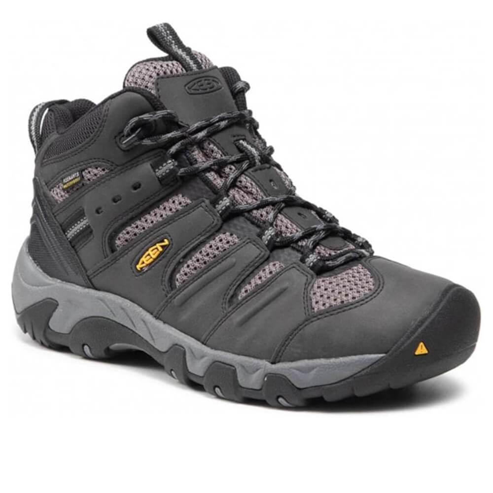 KEEN Koven Mid WP Black/Steel Grey vīriešu zābaki