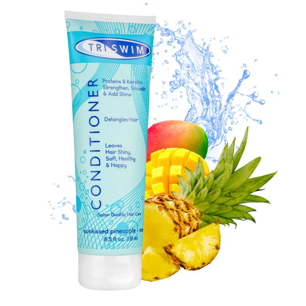 TRISWIM Regenerating Hair Conditioner For Swimmers Pineapple & Mango (251ml) kondicionieris