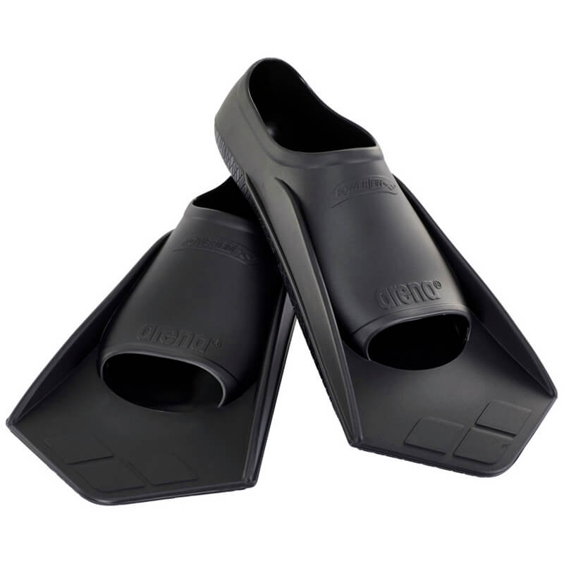 ARENA Powerfin Black/Silver pleznas