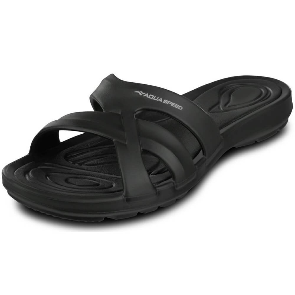 AQUA SPEED Panama Black sieviešu baseina čības