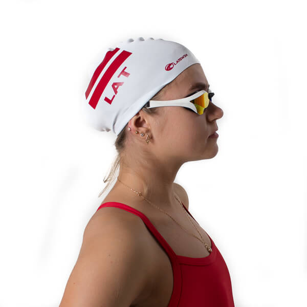 LATSWIM Latvia Suede silikona peldcepure