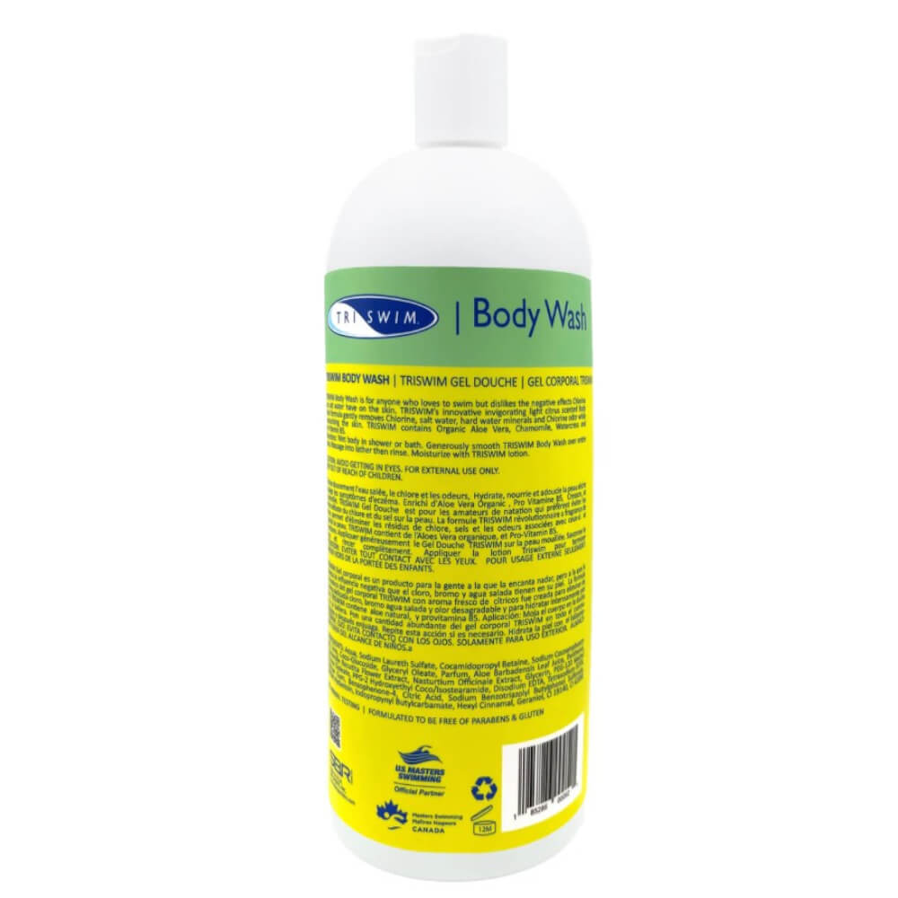 TRISWIM Chlorine Removing Body Wash For Swimmers Lime Mango (946ml) dušas želeja