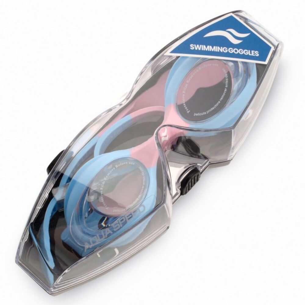 AQUA SPEED Tiki Blue/Pink bērnu peldbrilles
